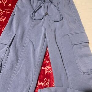 Light Blue Cargo Pants